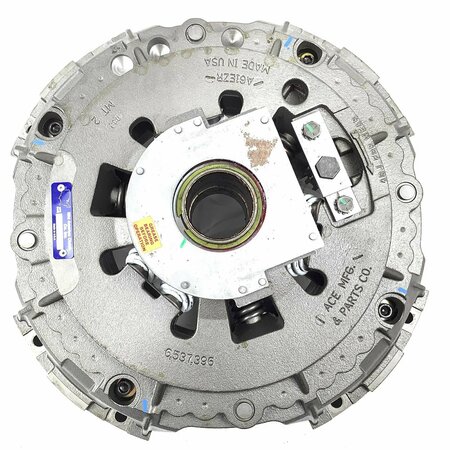 MID-AMERICA Clutch, Heavy Duty-15-1/2 Pull Type, Soft Pedal, 10 Spring, Flywheel Bore-8-9/16, Up To 1860 Ft-Lb MU155698-SB10